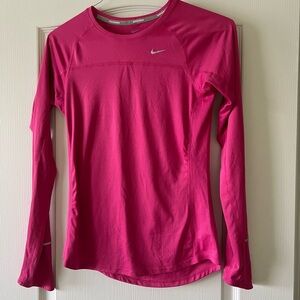 Nike Women's Fuchsia Long Sleeve Tee